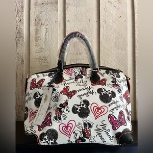 NEW! DOONEY & BOURKE Disney Minnie Mouse Bows 🎀 & Hearts ❤️ Satchel Purse